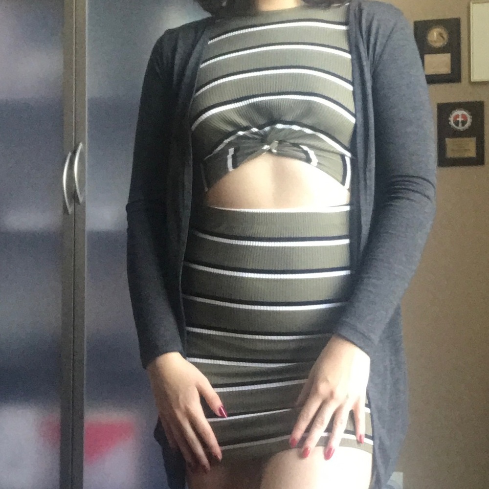 :) 3/$15 Grey Cardigan